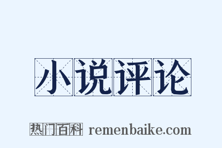 小说评论是什么意思的图片